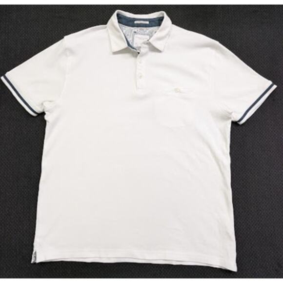 Denim & Flower Ricky Singh Shirt Large Slim Fit Short Sleeve Button Up Cotton - Picture 3 of 7